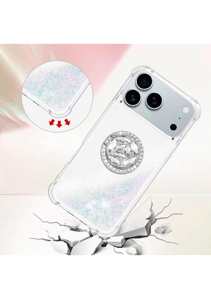 Halka Kickstand Halka Kickstand Köpüklü IPhone 17 Pro Için Telefon Kılıfı (Yurt Dışından) fırsatları