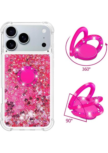 Halka Kickstand Halka Kickstand Köpüklü IPhone 17 Pro Için Telefon Kılıfı (Yurt Dışından) fırsatları