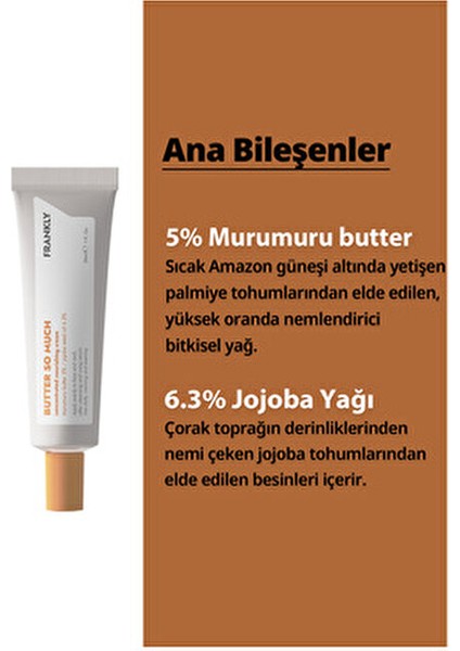 Butter So Much Krem 80 ml Onarıcı ve Nemlendirici Cilt Bariyeri Güçlendiren Kuru Ciltler İçin