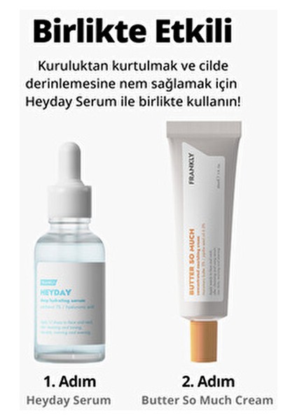 Butter So Much Krem 80 ml Onarıcı ve Nemlendirici Cilt Bariyeri Güçlendiren Kuru Ciltler İçin