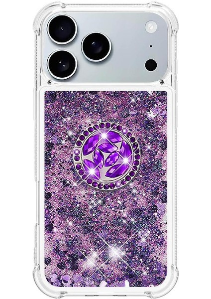 Halka Kickstand Darbeye Dayanıklı Koruma ile IPhone 17 Pro Max Için Telefon Kılıfı (Yurt Dışından) modelleri