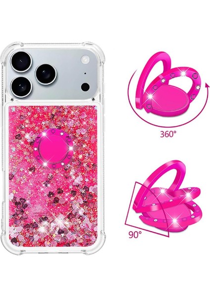 Halka Kickstand Darbeye Dayanıklı Koruma ile IPhone 17 Pro Max Için Telefon Kılıfı (Yurt Dışından) modelleri