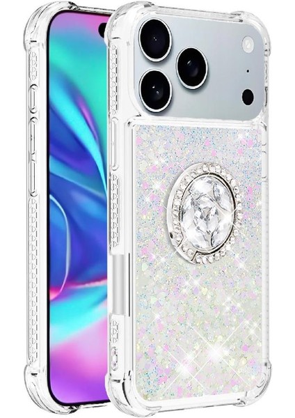 Halka Kickstand Darbeye Dayanıklı Koruma ile IPhone 17 Pro Max Için Telefon Kılıfı (Yurt Dışından) fiyatları