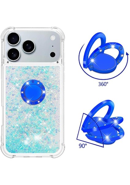 Halka Kickstand Darbeye Dayanıklı Koruma ile IPhone 17 Pro Max Için Telefon Kılıfı (Yurt Dışından) modelleri