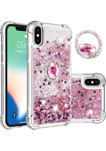 Halka Kickstand Halka Kickstand Darbeye ile IPhone X/xs Için Telefon Kılıfı (Yurt Dışından)