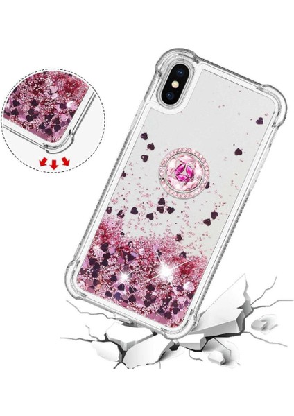 Halka Kickstand Halka Kickstand Darbeye ile IPhone X/xs Için Telefon Kılıfı (Yurt Dışından) modelleri