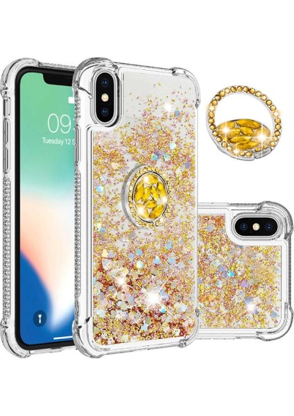 Halka Kickstand Halka Kickstand Darbeye ile IPhone X/xs Için Telefon Kılıfı (Yurt Dışından)