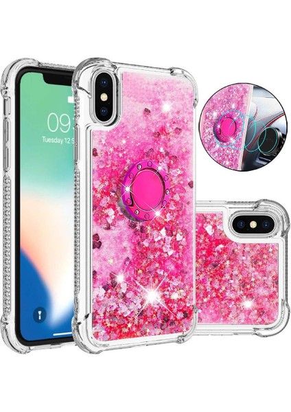 Halka Kickstand Halka Kickstand Darbeye ile IPhone X/xs Için Telefon Kılıfı (Yurt Dışından)