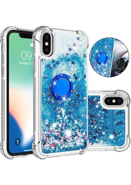 Halka Kickstand Halka Kickstand Darbeye ile IPhone X/xs Için Telefon Kılıfı (Yurt Dışından)