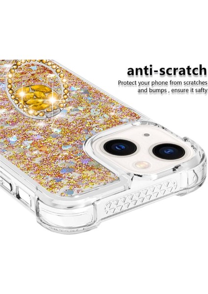 Halka Kickstand Darbeye Koruma Kum ile IPhone 15 Için Telefon Kılıfı (Yurt Dışından) indirimleri