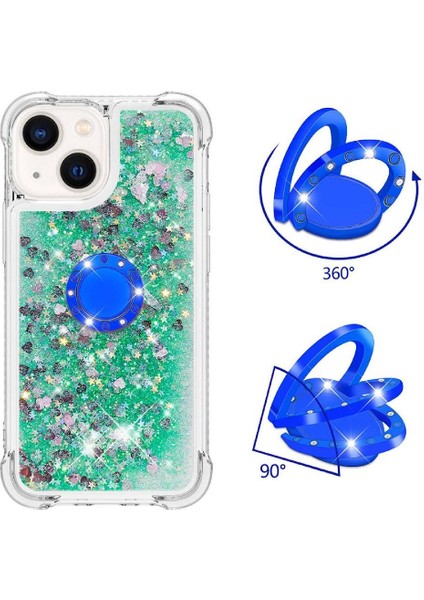 Halka Kickstand Darbeye Koruma Kum ile IPhone 15 Için Telefon Kılıfı (Yurt Dışından) fırsatları