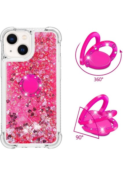 Halka Kickstand Darbeye Koruma Kum ile IPhone 15 Için Telefon Kılıfı (Yurt Dışından) fırsatları