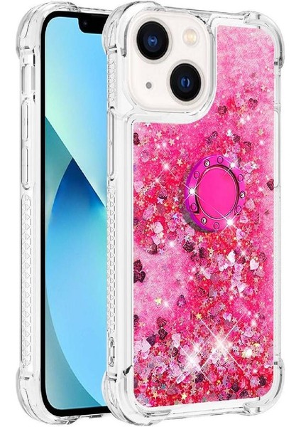 Halka Kickstand Darbeye Koruma Kum ile IPhone 15 Için Telefon Kılıfı (Yurt Dışından) indirimleri