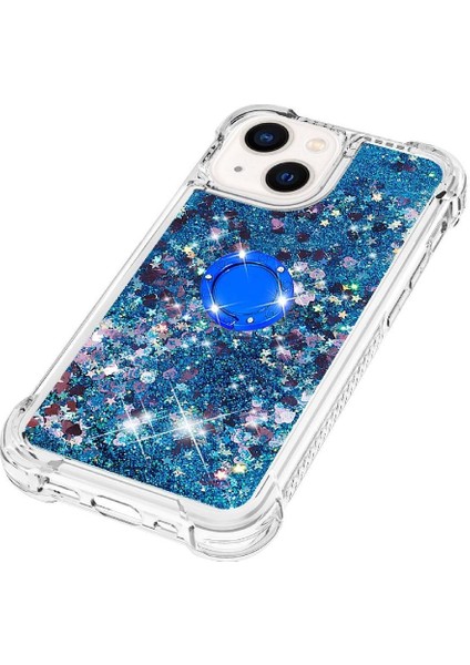 Halka Kickstand Darbeye Koruma Kum ile IPhone 15 Için Telefon Kılıfı (Yurt Dışından) modelleri