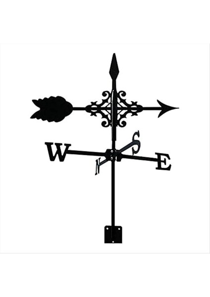 Süslemeli Zarif Metal Hava Perdesi Süsleme Metal Weathervan (Yurt Dışından)