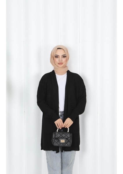 Dalga Desenli Triko Hırka modelleri