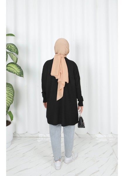 Dalga Desenli Triko Hırka indirimleri