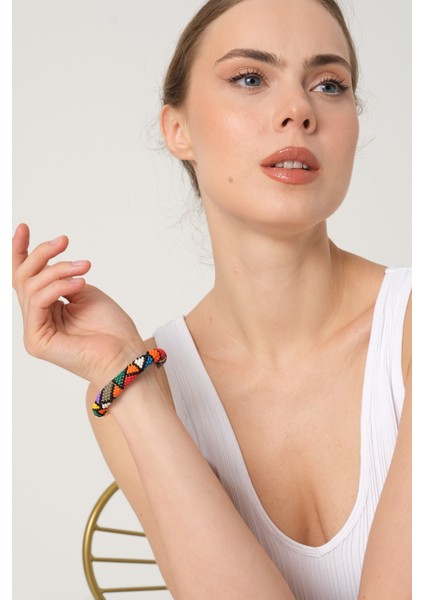 Afrika Desenli Bohem Bileklik
