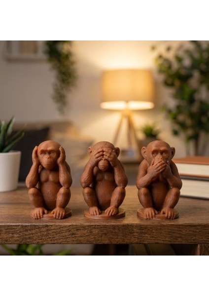Üç Bilge Maymun Figürü – “kötülük Görme, Kötülük Işitme, Kötülük Söyleme”