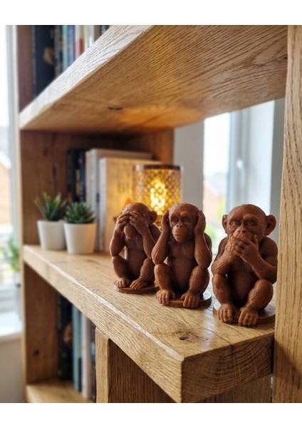 Üç Bilge Maymun Figürü – “kötülük Görme, Kötülük Işitme, Kötülük Söyleme” fiyatları