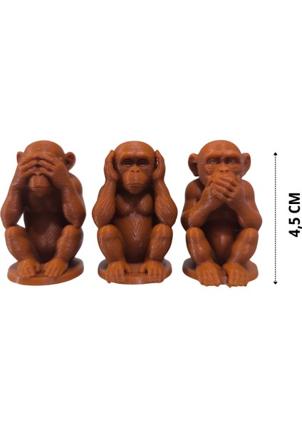 Üç Bilge Maymun Figürü – “kötülük Görme, Kötülük Işitme, Kötülük Söyleme” fırsatları