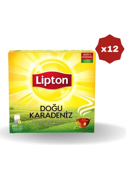 Doğu Karadeniz Bardak Çay 100 Lü - (12 Adet)