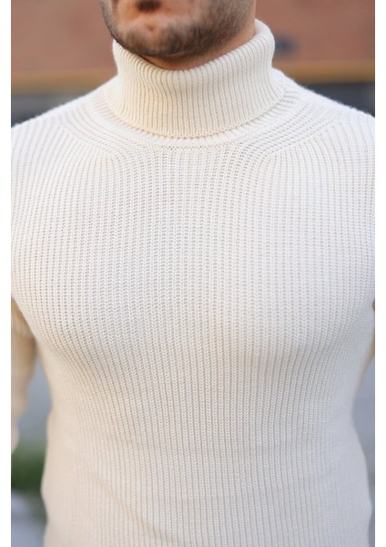 Erkek Boğazlı Örme Kazak modelleri