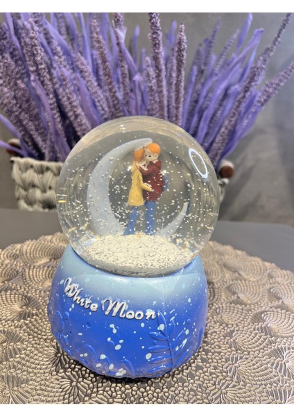 Işıklı Müzikli Kristal Kar Küresi Büyük Boy modelleri