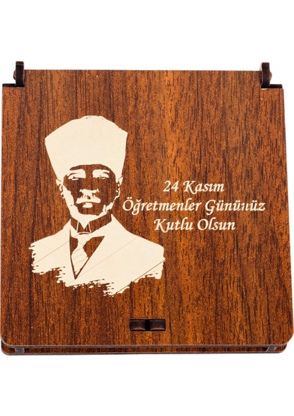 Öğretmenler Günü Çikolata Kutusu, 8'li, Yeşil Etiket, Küçük Boy fiyatları