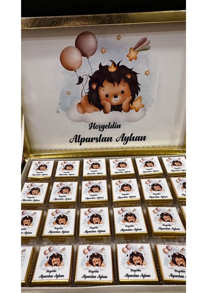 Isimli Özel Tasarımlı Bebek Çikolatası, Tatlı ve Sevimli Hediye