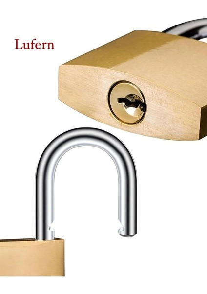 Dayanıklı 32 mm Dış Mekan Paslanmaz Çelik Halka Yüksek Güvenlikli Sarı Asma Kilit Garaj Bahçe Kapı modelleri