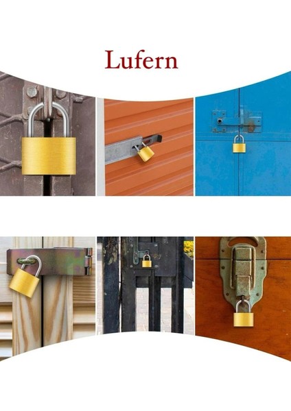 Dayanıklı 32 mm Dış Mekan Paslanmaz Çelik Halka Yüksek Güvenlikli Sarı Asma Kilit Garaj Bahçe Kapı fırsatları