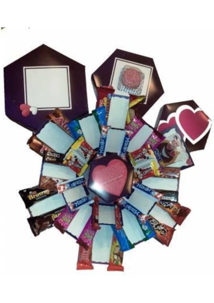 Kat Kat Patlayan Çikolata Kutusu, Lezzetli ve Eğlenceli Anlar Için fiyatları