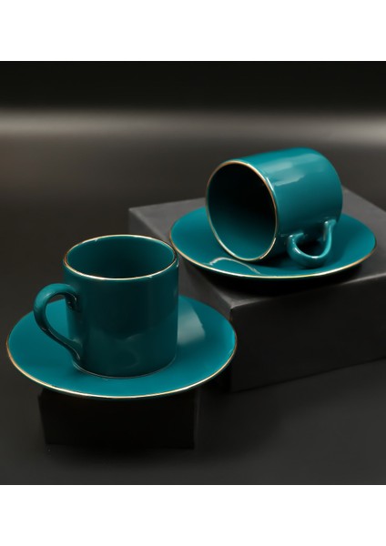 Renkli Yaprak Tasarımlı Defter, Petrol Yeşili Fincan ve Çikolata Hediye Seti fiyatları