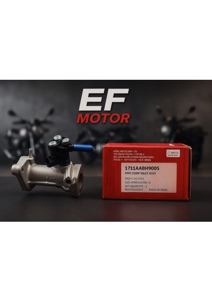 Ef Motor Hero Dash 125 Orijinal Emme Borusu + Enjeksiyon & Püskürtme Sensörü – Set Halinde modelleri