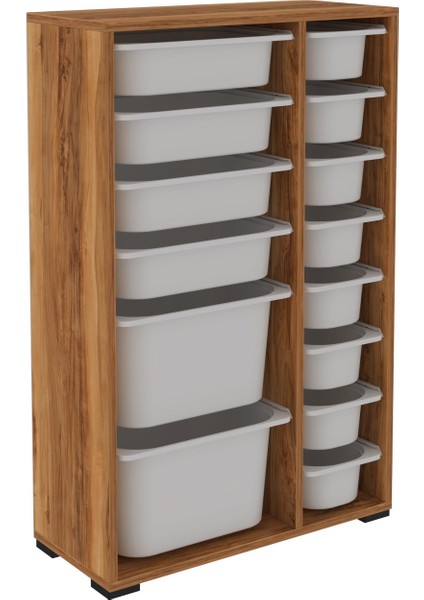 Rine 14 Sepetli Çok Amaçlı Mutfak Dolabı Tropik Ceviz 2D4K8U fırsatları