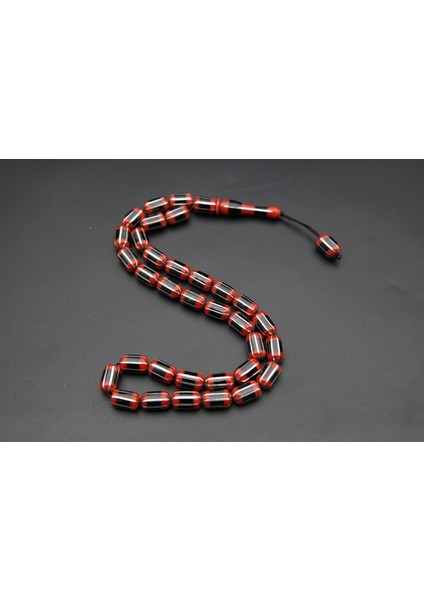 Siyah İnci Oltutaşı 8'lı Yarma Oltu Taşı Tesbih ST000157 fiyatları