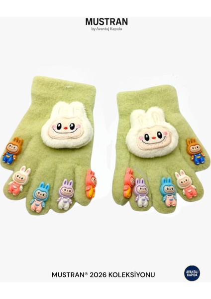 Çocuk Karakter Figürlü Peluş Triko Eldiven | 4-14 Yaş Esnek Kumaşlı Sıcak Tutucu Kışlık fiyatları
