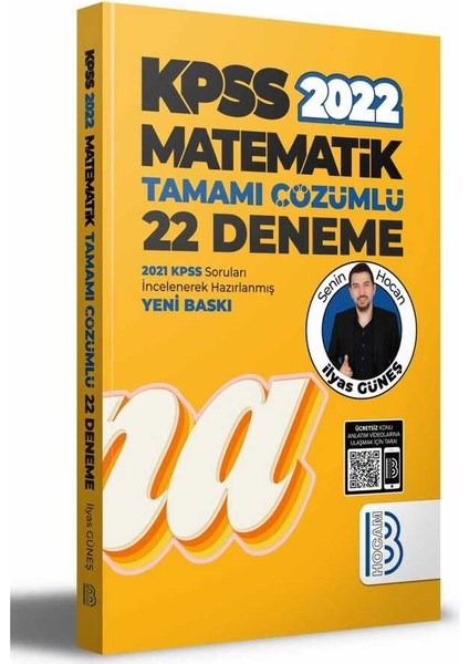 Benim Hocam 2022 KPSS Matematik Tamamı Çözümlü 22 Deneme fiyatları