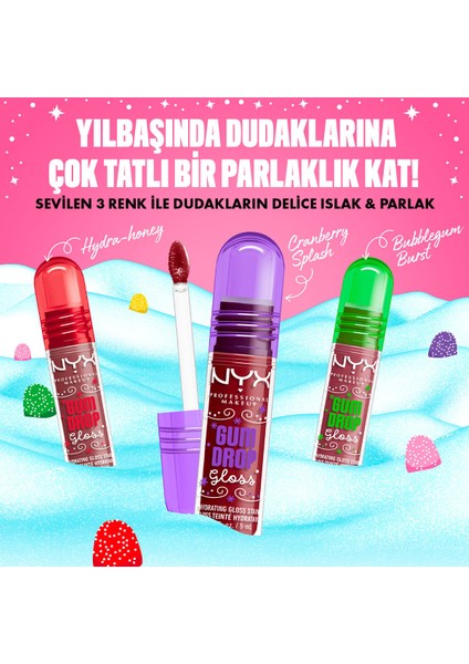 Holiday Özel Koleksiyonu LIP I.V. Vitamin İçeren Parlatıcı + Tint – Cranberry Splash