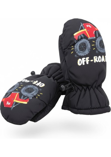 Bebek & Çocuk Kışlık Kar Oyun Eldiveni – Polar Astarlı Pratik Tek Parmaklı Model (2–4 Yaş)