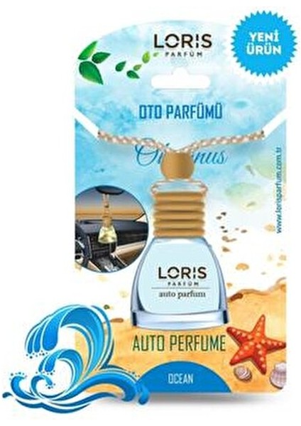 Okyanus Kokusuyla Dekoratif 10 ml Araç Kokusu Şık Tasarım ve Ferahlatıcı Etki modelleri
