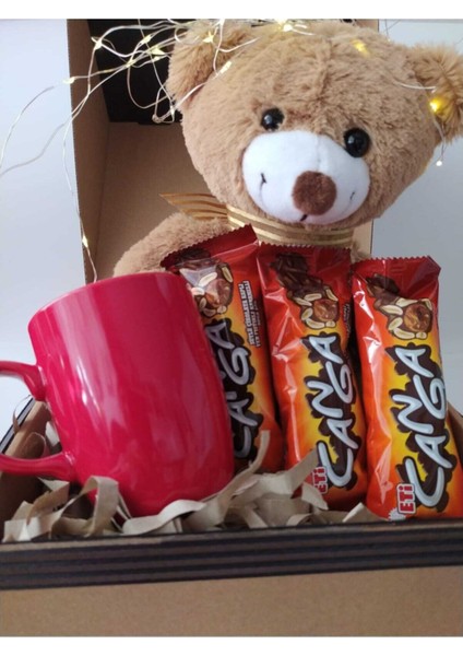 Lezzetli Çikolata ve Sürpriz Hediyeli Sepet, Sevgili ve Arkadaşlar Için