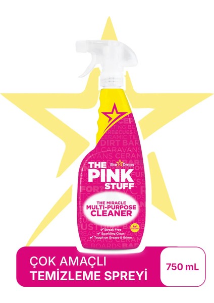 Mucizevi Oxi Leke Çıkarıcı Sprey 500 ml + Mucizevi Çok Amaçlı Temizleme Spreyi 750 ml modelleri