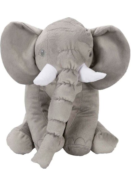 Peluş Küçük Yastık Fil 55 cm - Gri