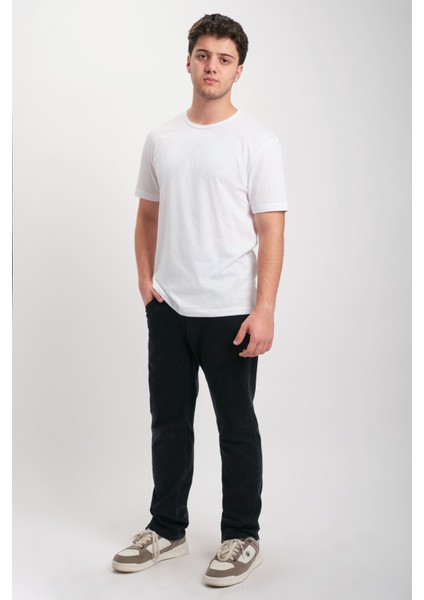 Regular Fit Kısa Kol Pis Yaka Basic T-Shirt modelleri