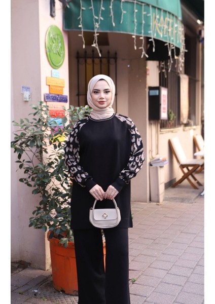 Leopar Desenli Merserize Takım modelleri