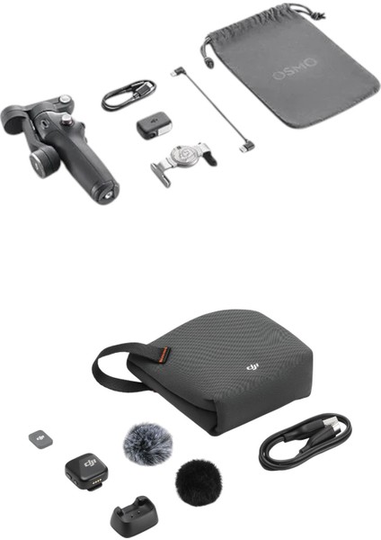Osmo Mobile 7p + Mic Mini Transmitter - Profesyonel Mobil Çekim ve Ses Kiti fiyatları