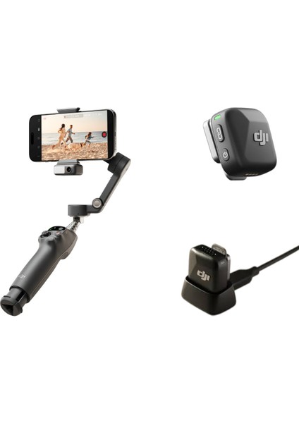 Osmo Mobile 7p + Mic Mini Transmitter - Profesyonel Mobil Çekim ve Ses Kiti modelleri