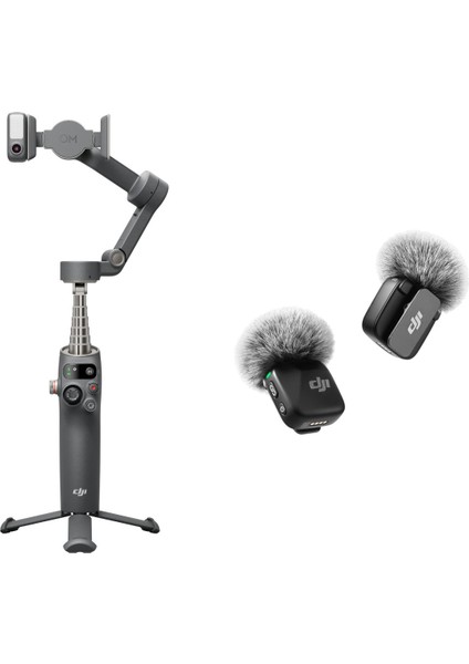 Osmo Mobile 7p + Mic Mini Transmitter - Profesyonel Mobil Çekim ve Ses Kiti fırsatları